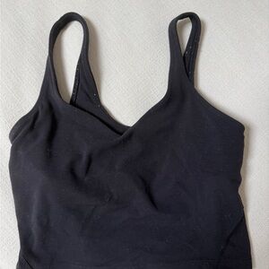 Black lululemon align tank top